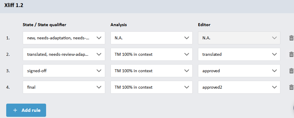 Customize file import rules