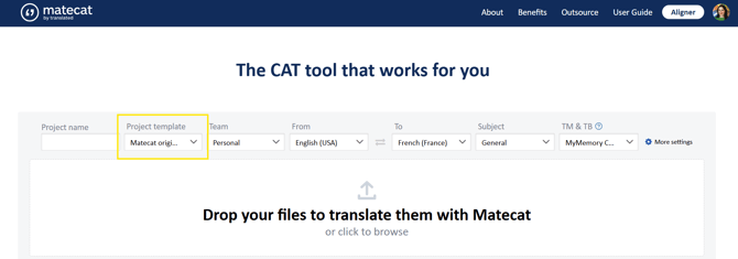 project templates home