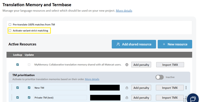 variant-strict match